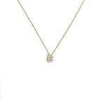 Dames chokerketting met minimalistische initiaalhanger b