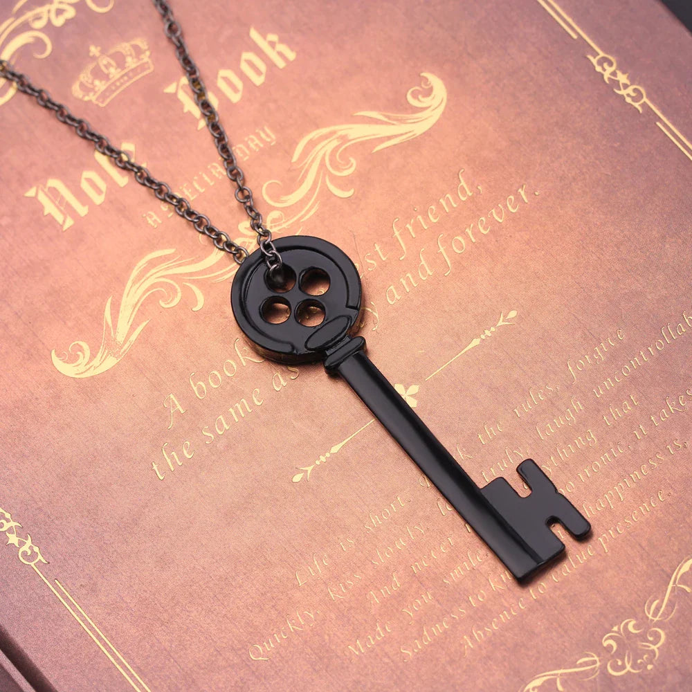 Herenketting met zwarte sleutelhanger