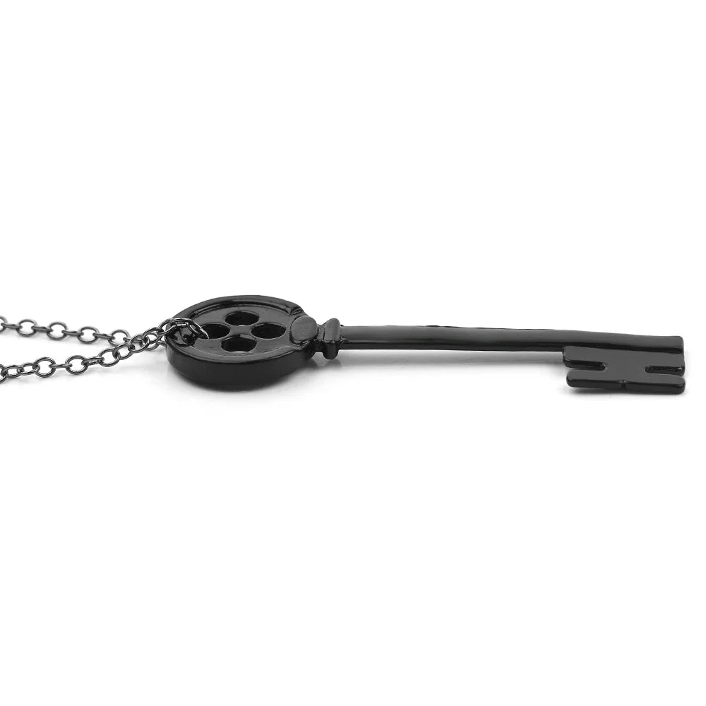 Herenketting met zwarte sleutelhanger