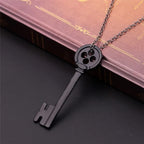 Herenketting met zwarte sleutelhanger