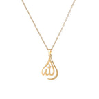 Halsketting voor mannen of vrouwen met Allah-hanger, symbool van de islam 