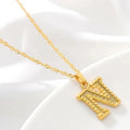 Heren- of damesketting met gepersonaliseerde initiaalhanger n
