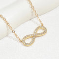 Choker met fonkelende oneindigheidshanger