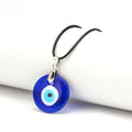 Collier Ras De Cou Avec Pendentif Mauvais Oeil Bleu Turc