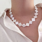 Choker Ketting met Parelmoer Schelp