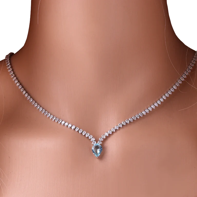 Druppel Choker Ketting