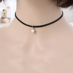 Collier Ras de Cou pour Femme Pendentif Etoile 2