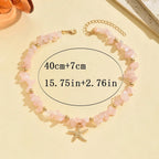 Korte ketting met schelp en zeester