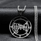 Collier Satanique Pendentif Esprit Démoniaque amdusias