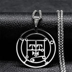 Collier Satanique Pendentif Esprit Démoniaque botis