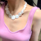 Collier Ras de Cou en Nacre Coquillage 1