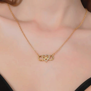 Collier Symbole Infini Pendentif Femme or