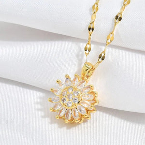 Collier Tournesol Rotatif