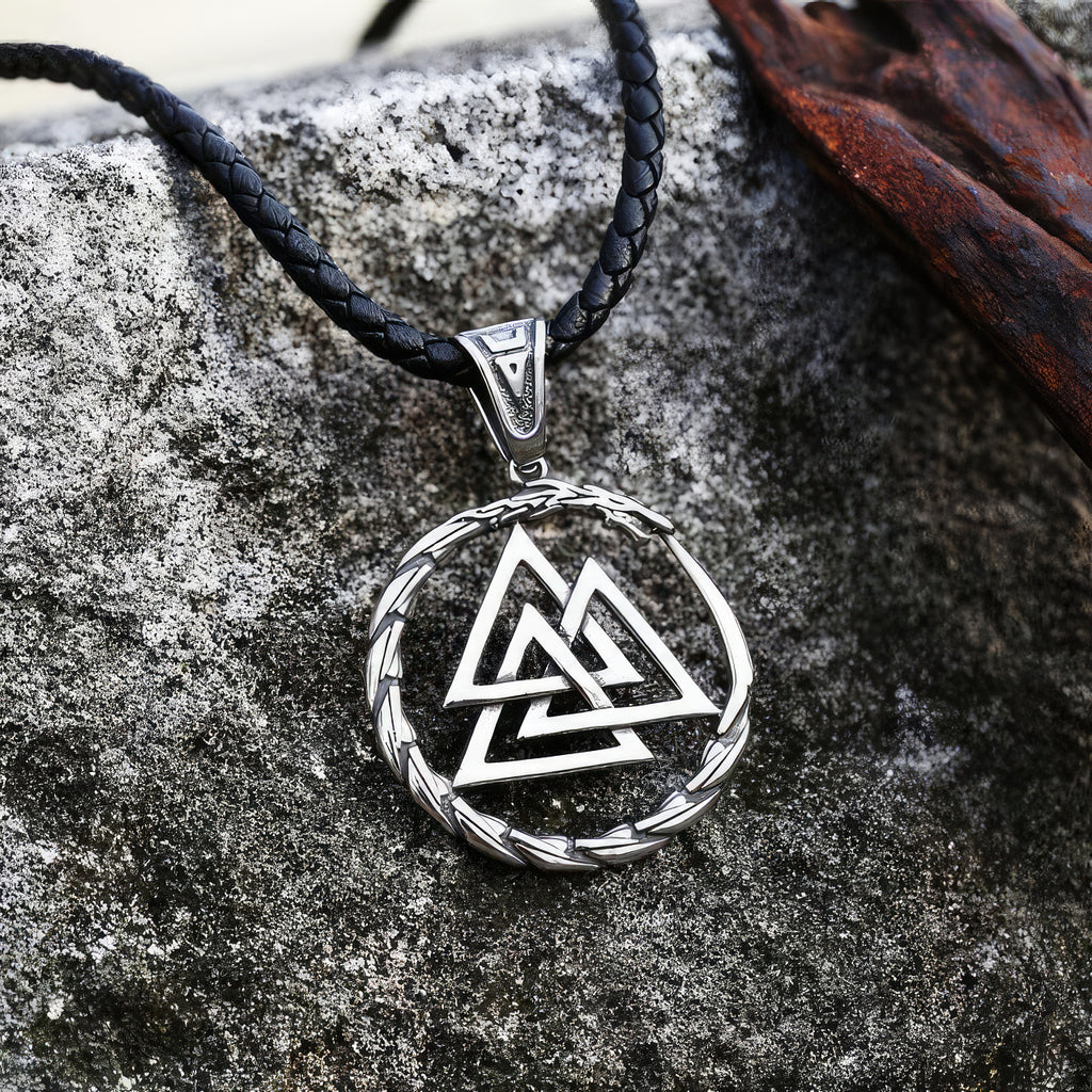 Viking Valknut Ketting voor Heren