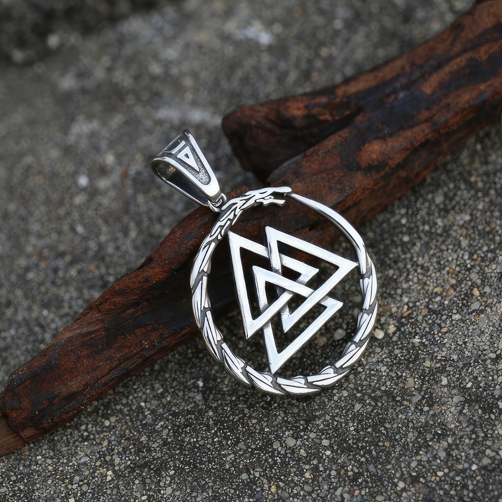 Viking Valknut Ketting voor Heren