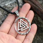 Viking Valknut Ketting voor Heren