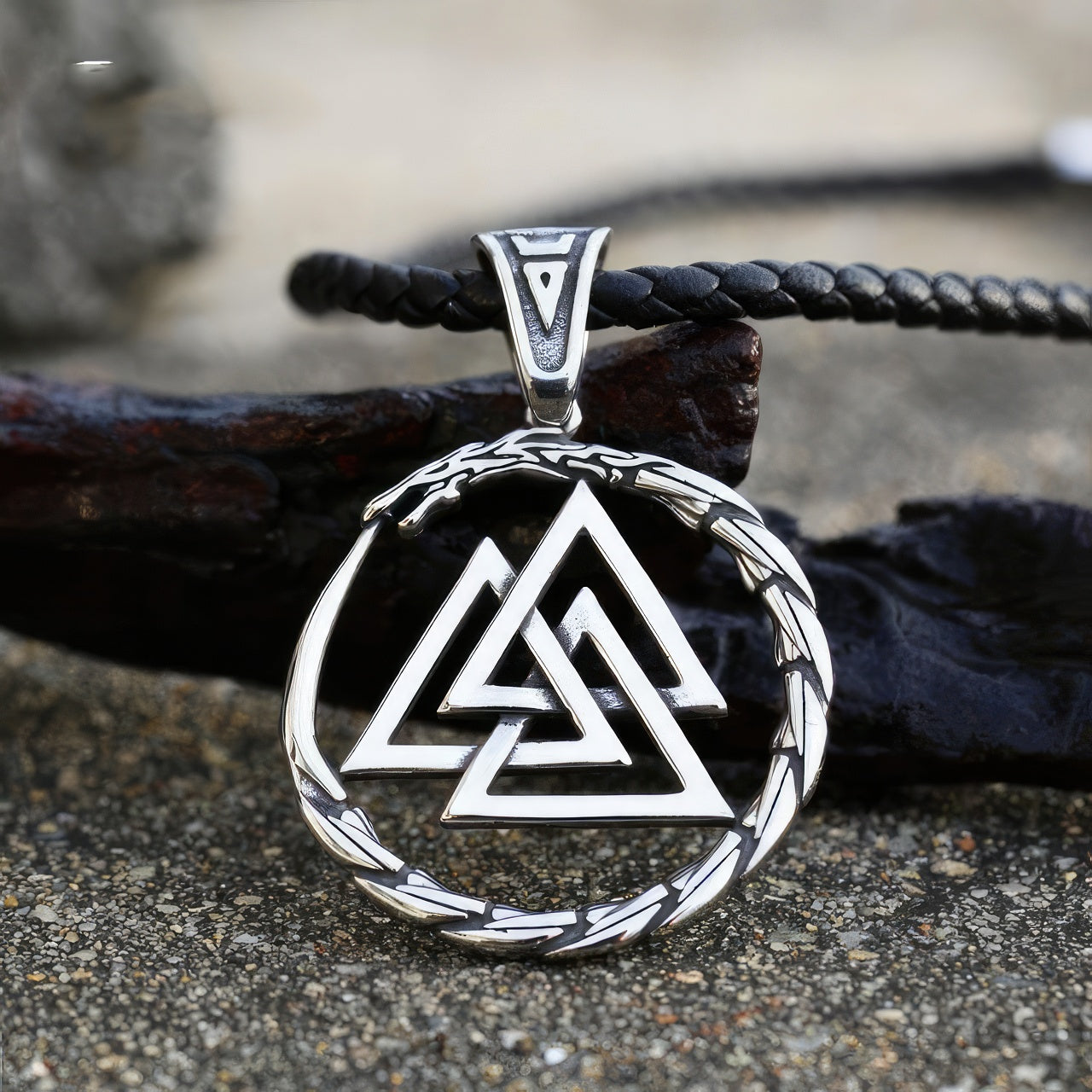 Viking Valknut Ketting voor Heren