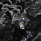 Collier Viking Loup Fenrir