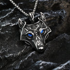 Collier Viking Loup Fenrir