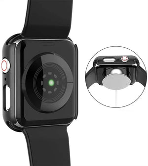 Beschermende behuizing van gehard glas voor Apple Watch