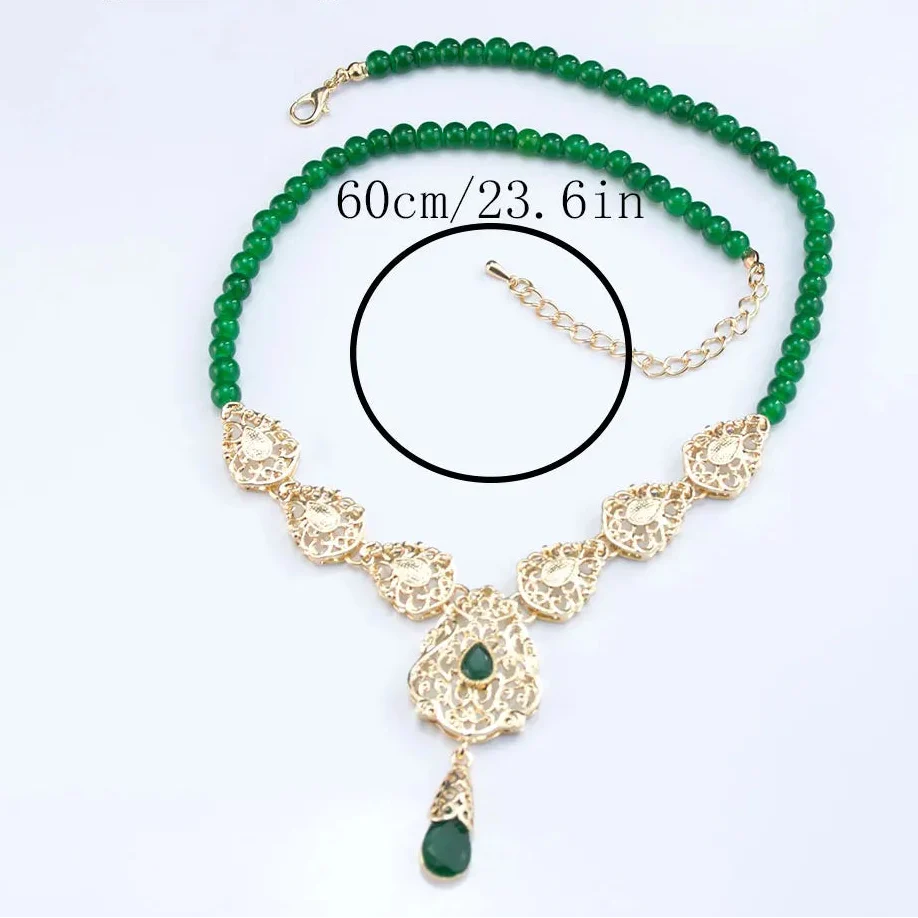 Lange ketting met traditionele Arabische huwelijkshanger