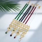 Lange ketting met traditionele rode Arabische huwelijkshanger