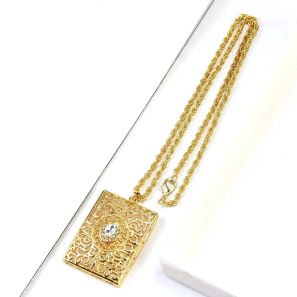 Lange ketting met traditionele Arabische hanger