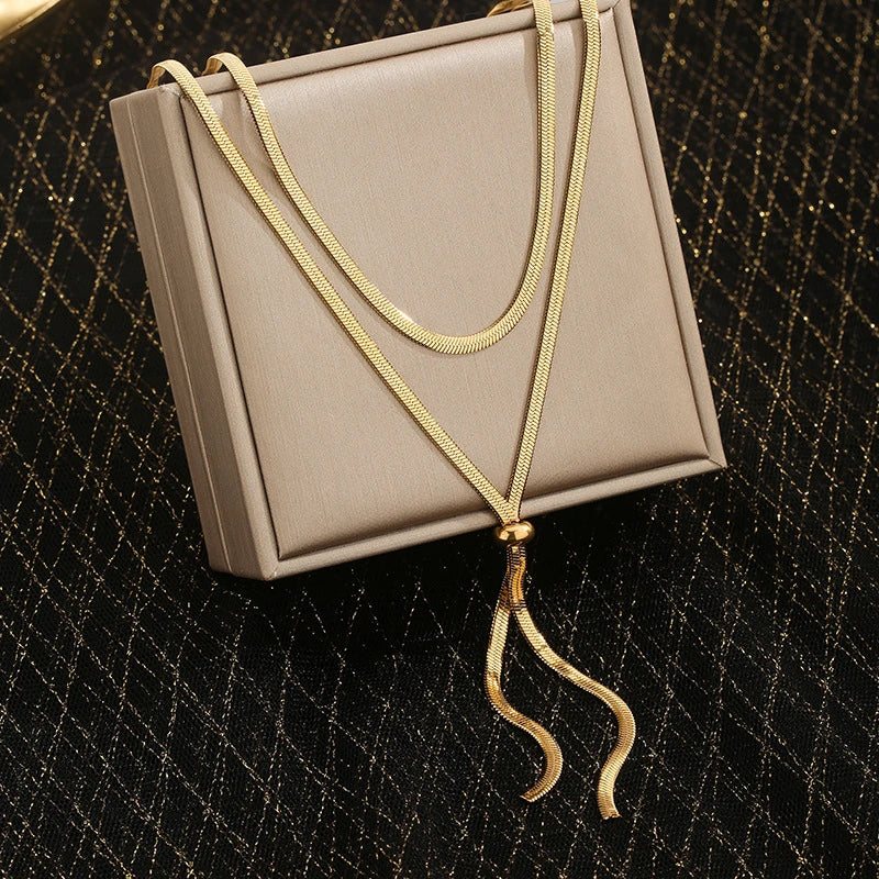 Lange Decollete Ketting voor Dames
