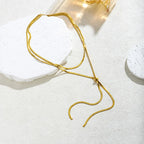 Lange Decollete Ketting voor Dames