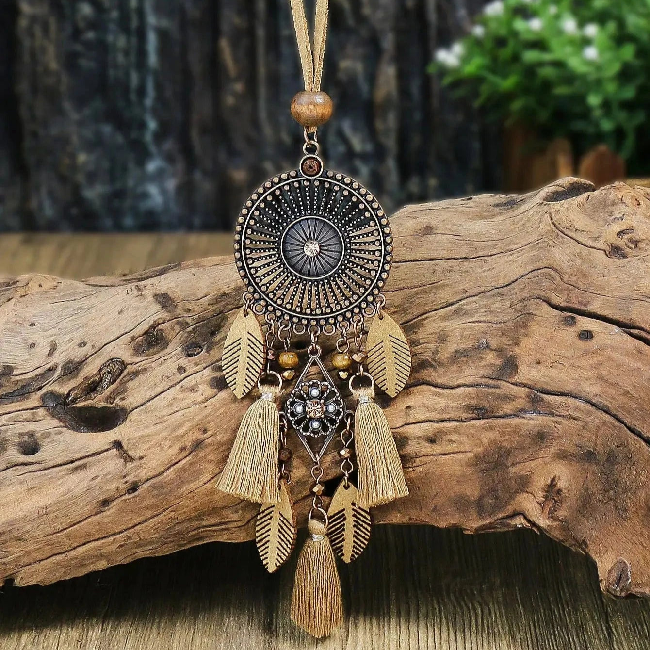 Collier Pendentif de Style Ethnique avec Franches style 1