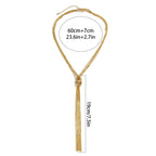 Lange Decollete Ketting Goud voor Dames