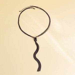 Lange ketting van decolleté 