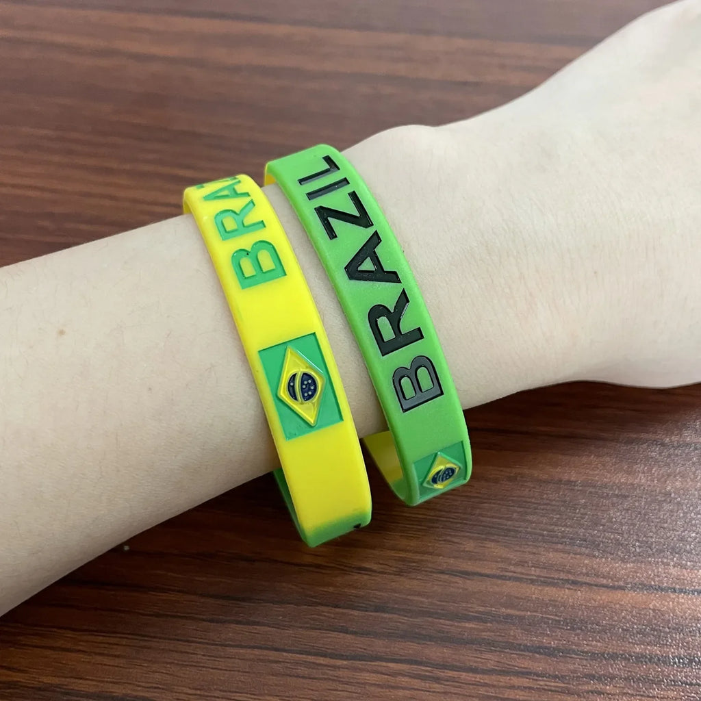 Set van 2 Braziliaanse siliconen armbanden