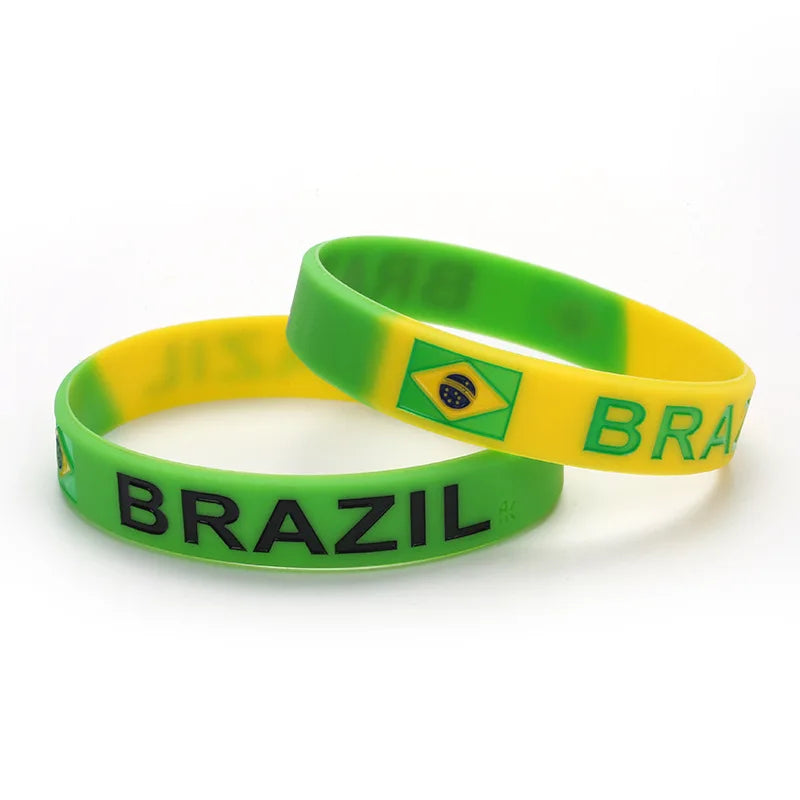 Set van 2 Braziliaanse siliconen armbanden