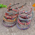 Set van 8 Braziliaanse armbanden met geometrische motieven
