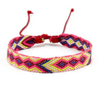 Set van 8 Braziliaanse armbanden met geometrische motieven