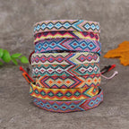 Set van 8 Braziliaanse armbanden met geometrische motieven
