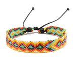 Set van 8 Braziliaanse armbanden met geometrische motieven