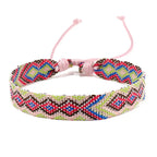 Set van 8 Braziliaanse armbanden met geometrische motieven