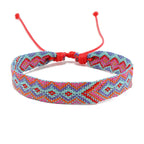 Set van 8 Braziliaanse armbanden met geometrische motieven