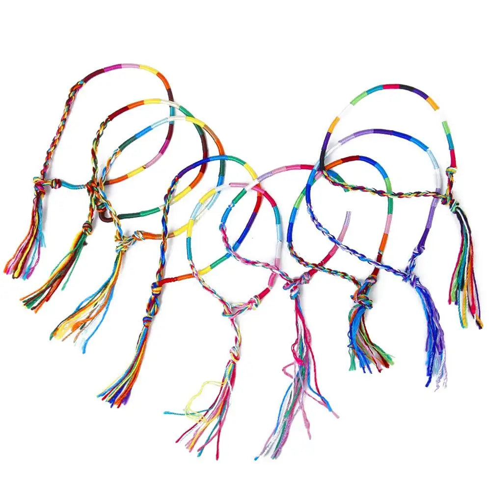 Set van 9 traditionele Braziliaanse armbanden