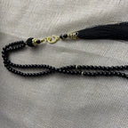 Misbaha 99 kralen - Islamitische gebedsketting met zwarte pompon
