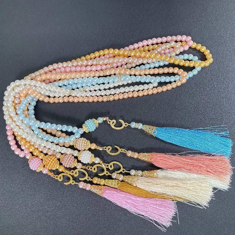 Misbaha 99 kralen - Islamitische gebedsketting met pompon