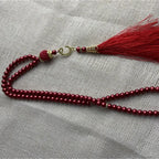 Misbaha 99 kralen - Islamitische gebedsketting met rode pompon