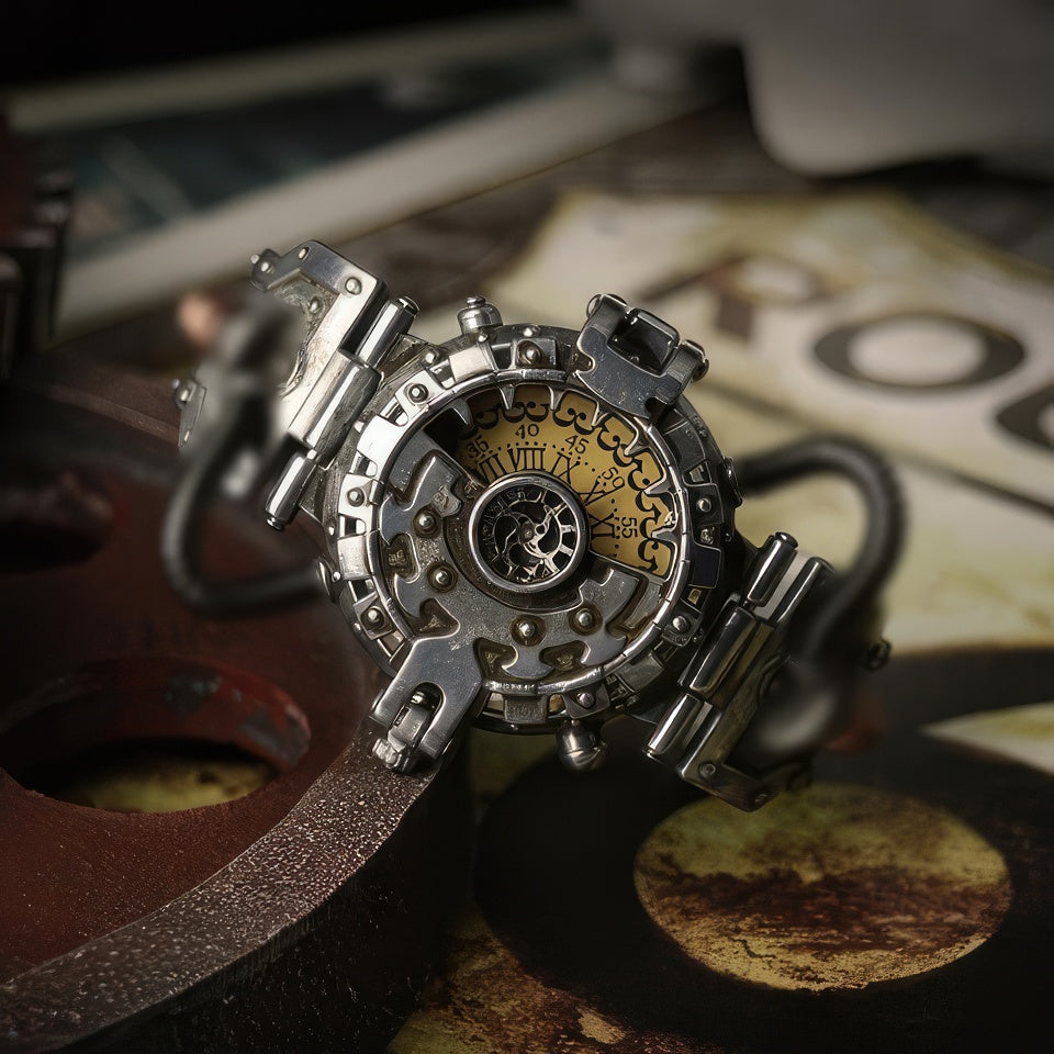 Steampunk Tandwielen Horloge