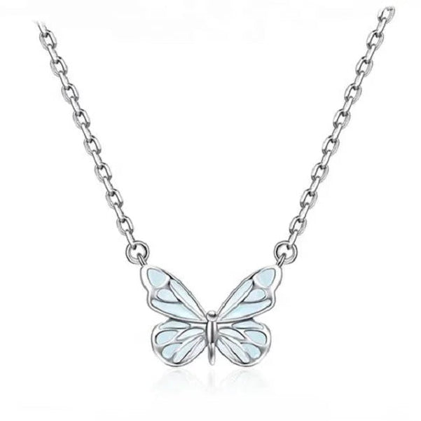 Parure papillon lumineux (collier + bracelet) + boucles d’oreilles offertes