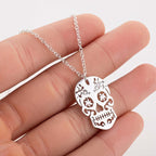 Gouden Skull Ketting