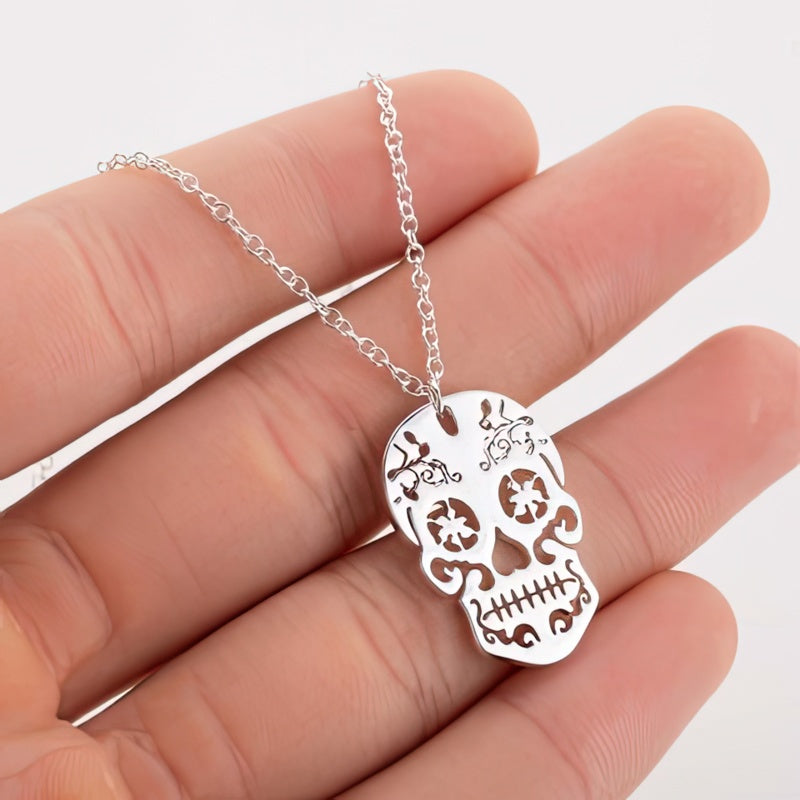 Gouden Skull Ketting