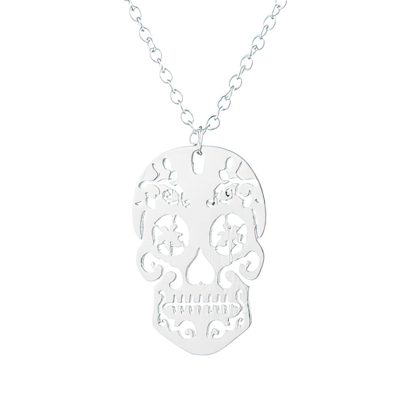 Gouden Skull Ketting