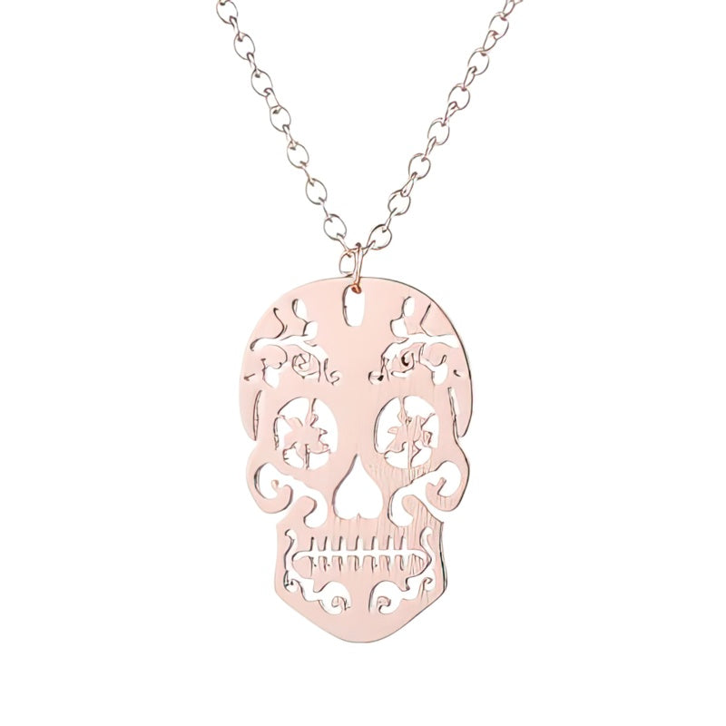Gouden Skull Ketting